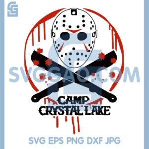 Camp Crystal Lake Svg, Friday The 13th Svg