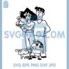 Cute cartoon family SVG, Chin jan SVG, dxf, png, jpg, Funny family member SVG