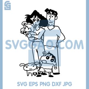 Cute cartoon family SVG, Chin jan SVG, dxf, png, jpg, Funny family member SVG