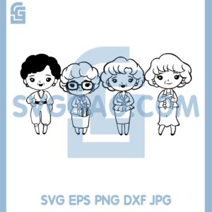 Cute Golden Girls Best Friend Svg, Cute Golden Girls Svg