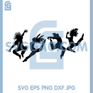 Dancer Pose Svg, Dance Svg File, Dancers Svg