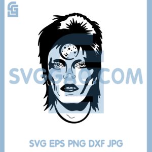 David Bowie Svg, Funny David Bowie Svg