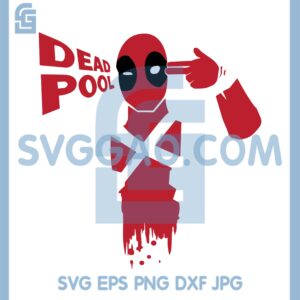 Deadpool Hands On Head Svg, Deadpool Melt Svg, Deadpool Svg