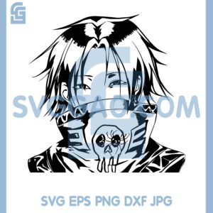 Feitan Hunter X Hunter Svg, Feitan Portor Svg, Face Feitan Portor Svg
