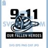Fireman Hat 911 Fallen Heroes Black and White Retro Svg, Fireman Hat 911 Svg