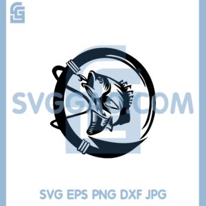 Fish and Hooks Svg, Fishing Svg