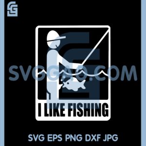 Fish Eat Bait Svg, I Like Fishing Svg, Fish Funny Svg