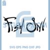 Fish On Svg, Fishing Svg, SVG cut file for cricut silhouette machine make craft handmade