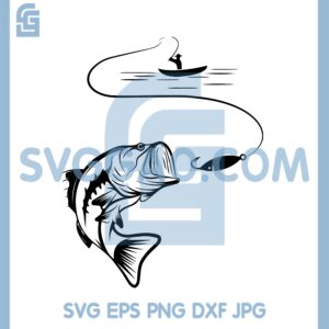 Fish Svg, Fish Svg File, Fish Svg, Fishing Svg, Fishing Svg File