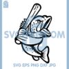 Fish With Baseball Stick Svg, The Fish Likes Baseball Svg 2 Fish With Baseball Stick Svg, The Fish Likes Baseball Svg