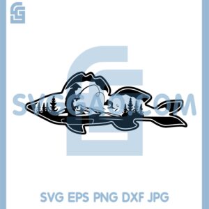 Fishing Scene Svg, Fishing Svg, Bass Fishing Svg