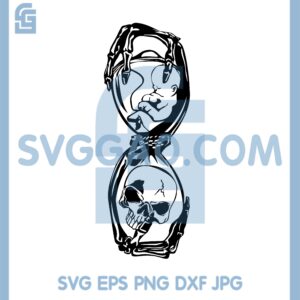 Forest Kill Killer Skull Skeleton Svg, Hourglass Clock Sand Svg