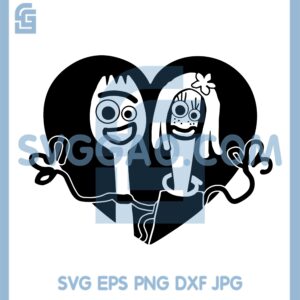 Forky Heart Svg, Forky Toy Story Svg, Forky Svg