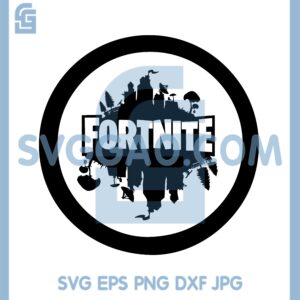 Fortnight Logo SVG, Fortnite Logo Black and White SVG