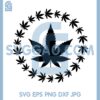 Framed Weed Leave SVG, Printable, Weed Alpaca SVG 1 Framed Weed Leave SVG, Printable, Weed Alpaca SVG