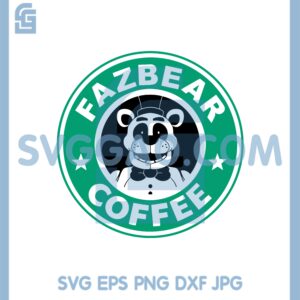 Freddy Fazbear Pizza Svg, Freddy Fazbear Logo Coffee Svg, Freddy Fazbear Svg