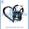 French Bulldog Heart Svg, Frenchie Svg, Bulldog Svg