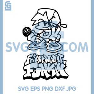 Friday Night Funkin' Fnf Boyfriend Svg, Friday Night Svg