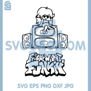 Friday Night Funkin Fnf Svg, Girl Friday Night Funkin Fnf Svg, Friday Night Svg