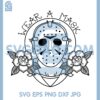Friday The 13th Flowers Svg, Friday The 13th Wear A Mask Svg