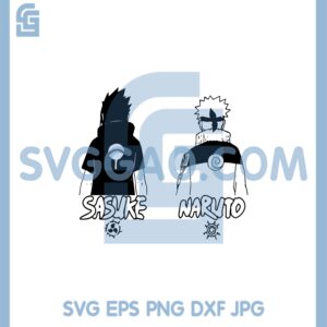 Friend Naruto And Sasuke Svg, Naruto And Sasuke Svg, Naruto Friend Svg