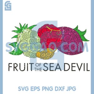 Fruit Of The Sea Devil One Piece Svg, One Piece Svg, Fruit Of The Sea Devil Svg