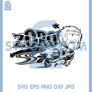 FUCK YEAH ONE PIECE Svg, Zoro chibi Svg