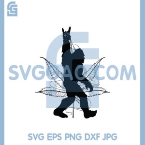 Funny Bigfoot Rock and Roll for Sasquatch Believers SVG, Funny Bigfoot Rock SVG