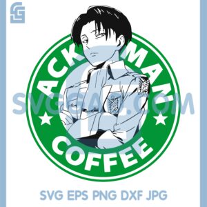 Funny Levi Ackerman Coffee Svg, Levi Coffee Svg, Coffee Love Svg