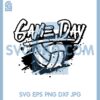 Game Day On Volleyball Ball Svg, Volleyball Svg, Volleyball Melt Svg