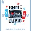 Game On Cupid Svg, Gamer Valentine Svg, Kids Svg