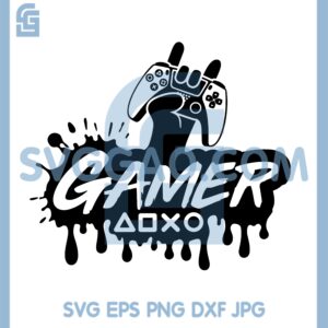 Gamepad Dripping Svg, Gamer Over Svg, Bringing the Gamepad Svg