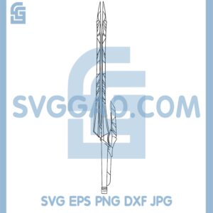 Gamora's Sword Hand Drawn Svg, Gamora's Sword Svg, Sword Hand Svg