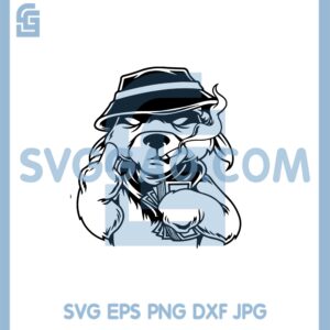 Gangster Teddy Money Middle Finger Svg, Money Teddy Svg, Teddy Bear Mafia Teddy Svg
