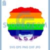 Girl Afro Lgbt Svg, Lgbt Svg, LGBT Afro Smirk Svg