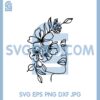Girl Face And Flowers Svg, Girl Sexy Flowers Svg, Girl Face Svg