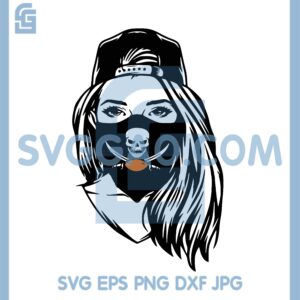 Girl Face Mask Tampa Bay Buccaneers Svg, Tampa Bay Buccaneers Svg