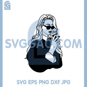 Girl Holding Coffee Cup Svg, Coffee Woman Svg,Woman Girl Svg