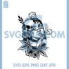 Girl Woman Ears Smoke Weed Svg, Skull Woman Smoking Joint Svg