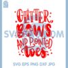 Glitter Bows And Pointed Toes Svg, Ballet Dancing Gymnastics Svg
