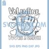 Gloves Baseball Svg, Baseball Valentine Svg, Gloves Ball Valentine Svg