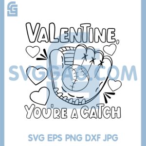 Gloves Baseball Svg, Baseball Valentine Svg, Gloves Ball Valentine Svg