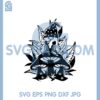 Gnome Mushroom Hands Cannabis Svg, Gnome Smoking Weed On Top of Mushroom Svg