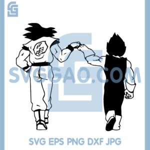 Goku And Vegeta Svg, Goku Vs Vegeta Svg, Vegenta Svg