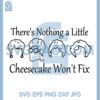 Golden Girls Hair Svg, There nothing A Little Cheesecake Won Fix Svg