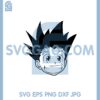 Gon Freecss Face Svg, Smiling Gon Freecss Svg, Hunter X Hunter Svg