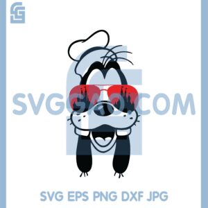Goofy With Sunglasses Svg, Goofy Castle Svg, Sunglasses Castle Svg