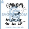 Grandpa Shark Svg, Grandpa Shark Tshirt Svg, Summer Shark Svg