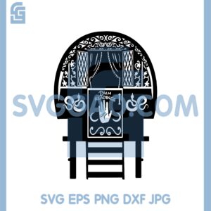 Gypsy Caravan Svg, Funny Gypsy Caravan Svg, Caravan Vector Svg