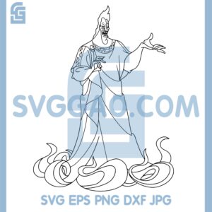 Hades Svg, Hades Hands Svg, Hades Fire On The Head Svg